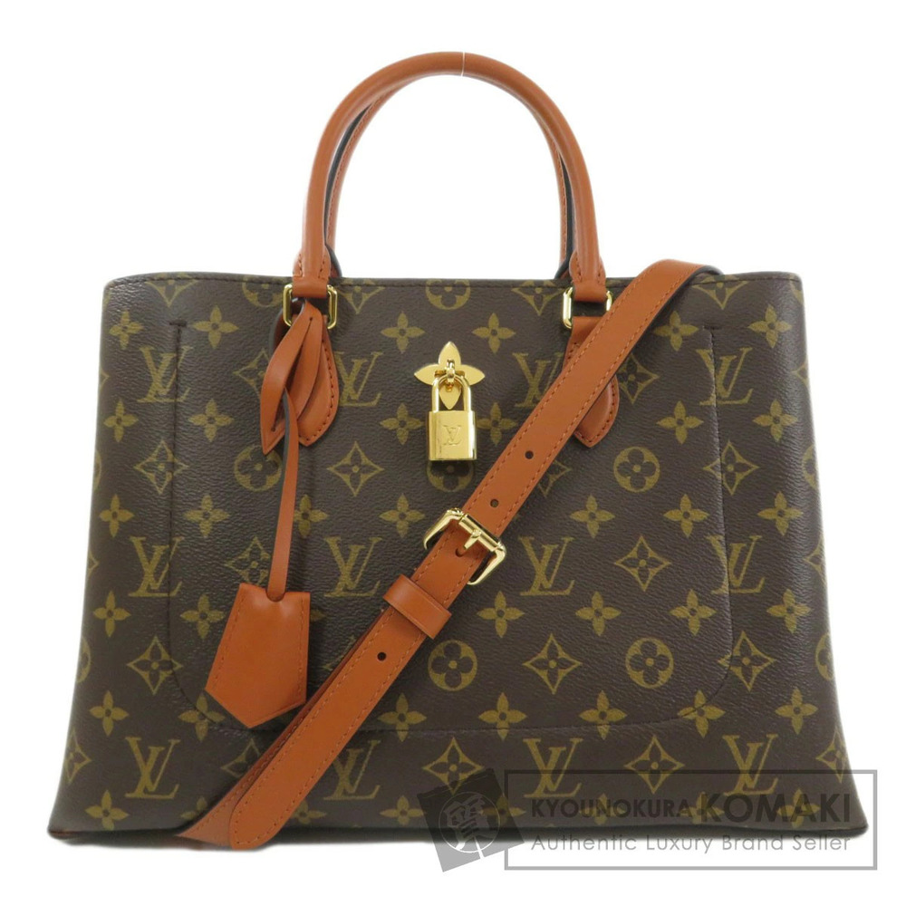 Louis Vuitton Flower Tote Handbag Monogram Canvas